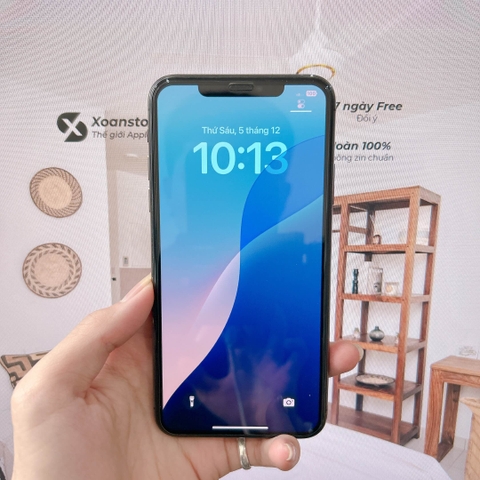 iPhone 11 Pro Max 256GB Xám cũ -99K-LL/A-P100-BH 12 tháng-BHN7OH