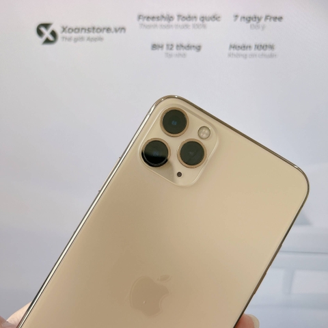 iPhone 11 Pro Max 256GB Gold cũ -99K-LL/A-P89-BH 12 tháng-UVN7OP
