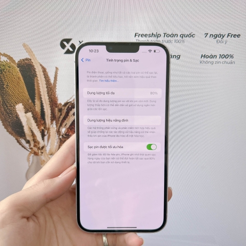 iPhone14 Plus Tím 128GB VN/A cũ-97%-P80-BH 12 tháng- CNKWMH