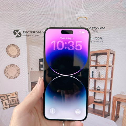 iPhone 14 Pro Max Tím 512GB Cũ- 99K-P82-VNA-BH 12 tháng-T2QQK2