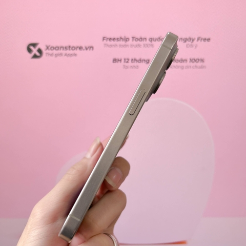 iPhone 15 Pro Max Tự Nhiên 256GB Cũ-99k-P86_KH/A-BH 12 tháng-Q9D76N