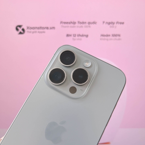 iPhone 15 Pro Max Tự Nhiên 256GB Cũ-99k-P86_KH/A-BH 12 tháng-Q9D76N