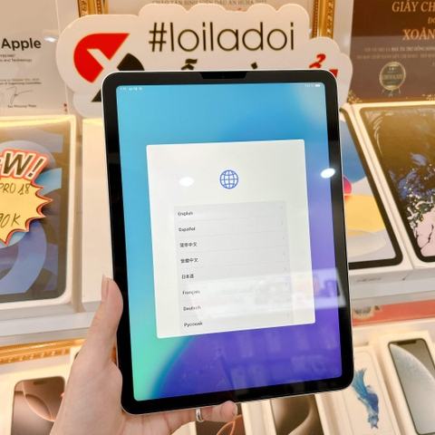 iPad Air 4 64GB Bạc cũ  WifI -99K-P100-BH 12 tháng- 52Q16N