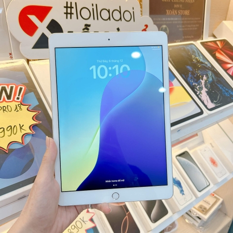 iPad Gen 7 bạc 32Gb cũ Wifi -99K-P100-JA-BH 12 tháng-KQMF3N