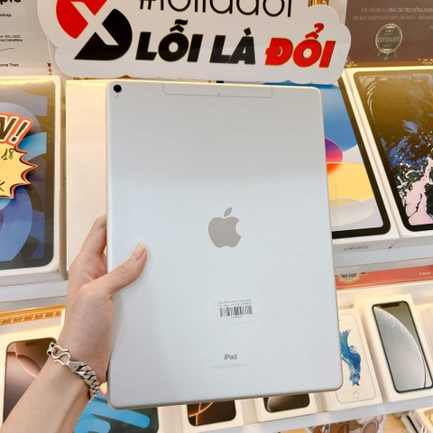 iPad Pro 12.9 2017 Bạc 512GB cũ 4G -99K-P100-JA-BH 12 tháng-CSHPQH