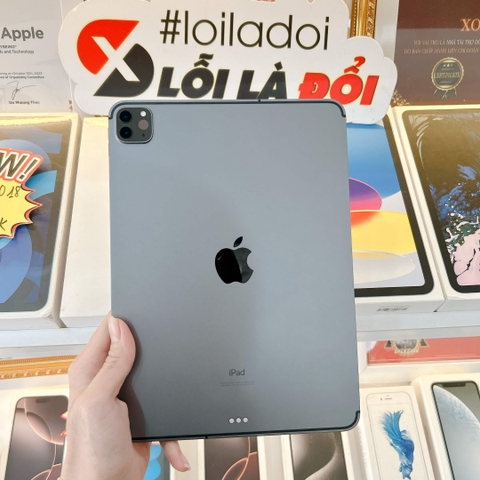 iPad Pro 11 M1  Xám 128GB cũ Wifi -99K-P91-BH 12 tháng-979Y30