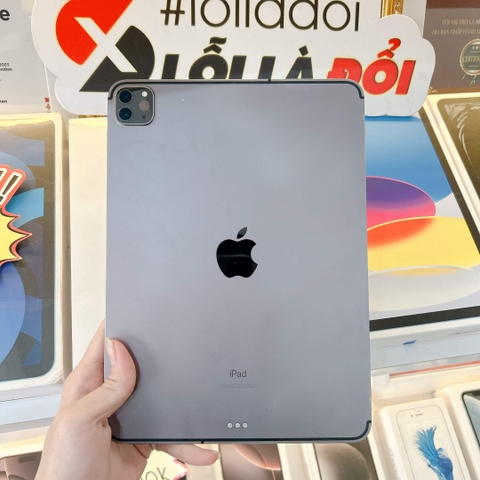 iPad Pro 11 2020 Xám 128GB cũ 4G -98K-P82-JA-BH 12 tháng-AMNTHO