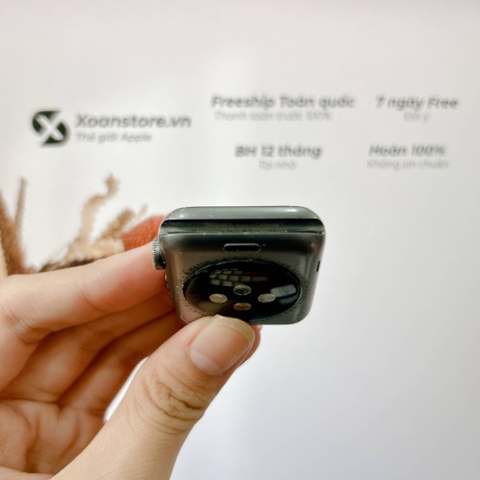 Apple Watch Series 3 nhôm 42mm Cũ GPS Đen -98K-BH 12 tháng- CZJ5X4
