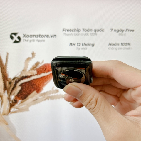 Apple Watch Series 4 nhôm 44mm Cũ GPS Đen - P100_BH 12 tháng-Q1KDV1