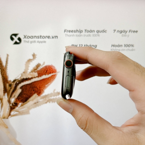 Apple Watch Series 4 nhôm 44mm Cũ GPS Đen - P100_BH 12 tháng-Q1KDV1