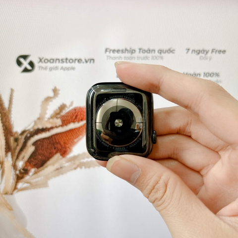 Apple Watch Series 4 thép 44mm Cũ Esim Đen-98k - P100_BH 12 tháng-1ZKDTV