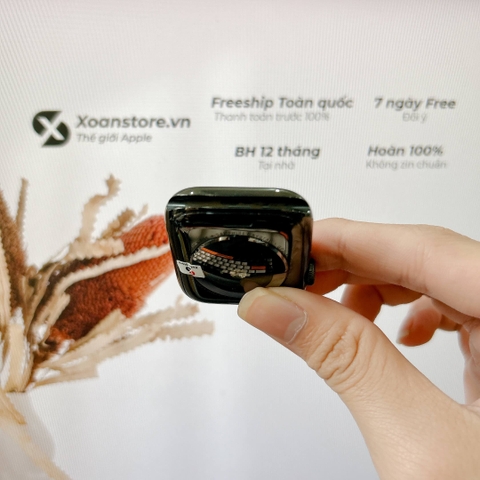 Apple Watch Series 4 thép 44mm Cũ Esim Đen-95k - P100_BH 12 tháng-CKKDTV