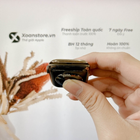 Apple Watch Series 4 thép 44mm Cũ GPS Vàng-99k - P100-BH 12 tháng-89KDTW