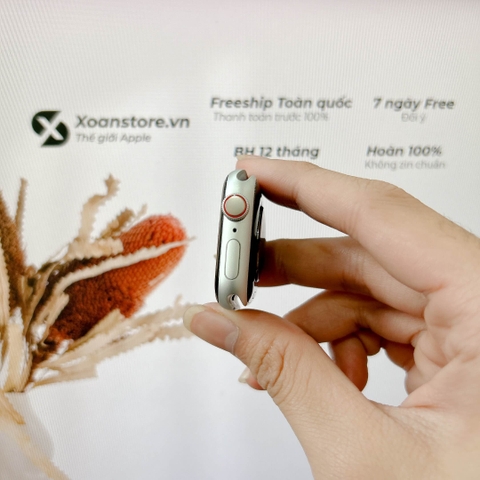 Apple Watch Series 5 Starlight 40mm Cũ GPSNhôm - 99K-P100-BH 12 tháng-WHMLCL