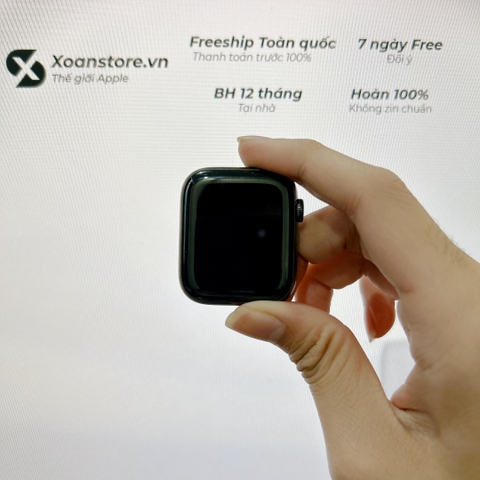 Apple Watch Series 6 Thép Đen 44mm Cũ Esim -99K-P80-BH 12 tháng-BRO206