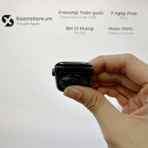 Apple Watch Series 6 Thép Đen 44mm Cũ Esim -99K-P80-BH 12 tháng-BRO206