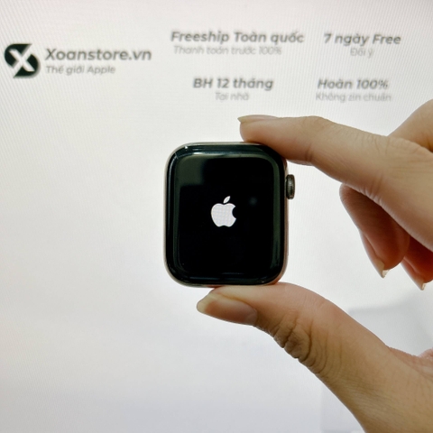 Apple Watch Series 6 Thép Titanium 44mm Cũ GPS -99K-P84-BH 12 tháng-22Q42T