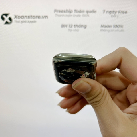 Apple Watch Series 6 Thép Titanium 44mm Cũ GPS -99K-P84-BH 12 tháng-22Q42T