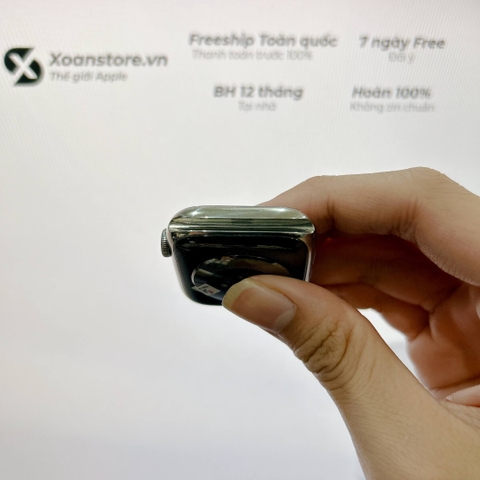 Apple Watch Series 6 Thép Titanium 44mm Cũ GPS -99K-P84-BH 12 tháng-22Q42T