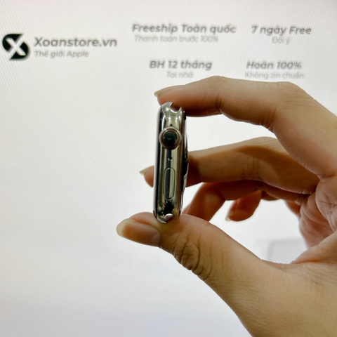 Apple Watch Series 6 Thép Titanium 44mm Cũ GPS -99K-P84-BH 12 tháng-22Q42T