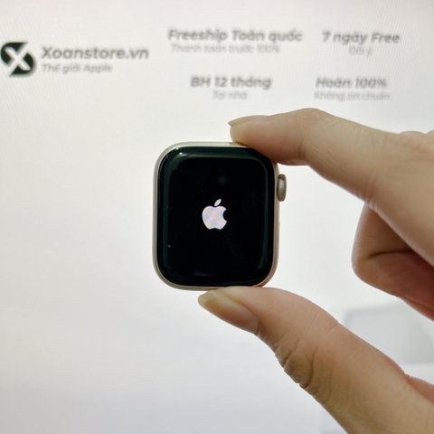 Apple Watch Series 7 nhôm 41mm Cũ GPS Starlight-99K-P100-BH 12 tháng-LY454V