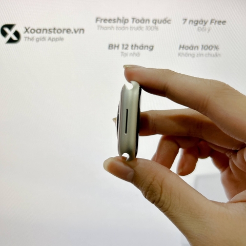 Apple Watch Series 7 nhôm 41mm Cũ GPS Starlight-99K-P100-BH 12 tháng-LY454V