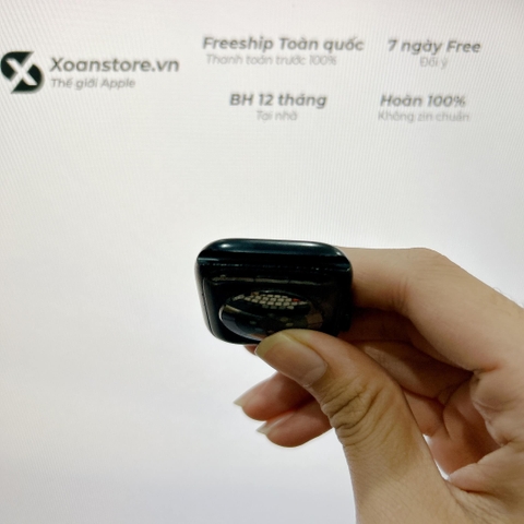 Apple Watch Series 7 nhôm 45mm Cũ Esim Đen-99K-P100-BH 12 tháng-9HD41K