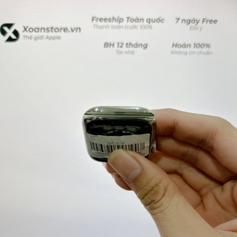 Apple Watch Series 8 thép bạc 45mm Cũ GPS-99K-P97-BH 12 tháng-2V3T2G