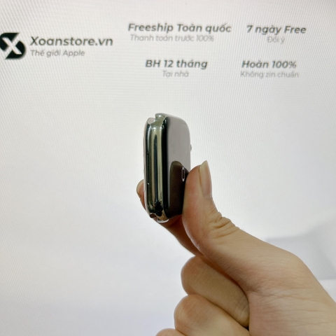 Apple Watch Series 8 thép bạc 45mm Cũ GPS-99K-P97-BH 12 tháng-2V3T2G