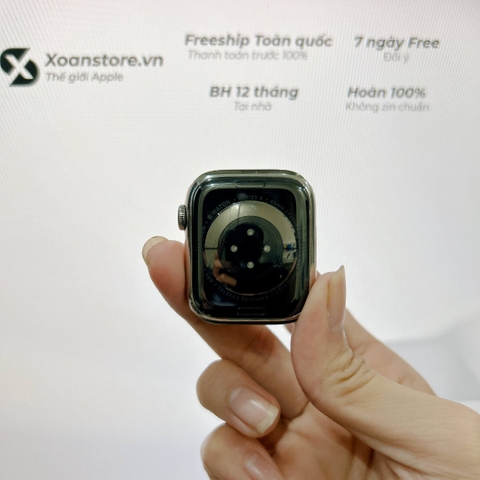 Apple Watch Series 8 thép bạc 45mm Cũ GPS-99K-P100-BH 12 tháng-XV4P1V