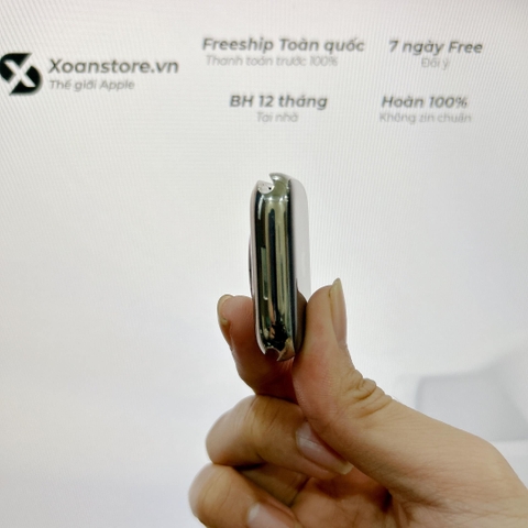 Apple Watch Series 8 thép bạc 45mm Cũ GPS-99K-P100-BH 12 tháng-XV4P1V