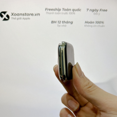 Apple Watch Series 8 thép bạc 45mm Cũ GPS-99K-P95-BH 12 tháng-9TG494