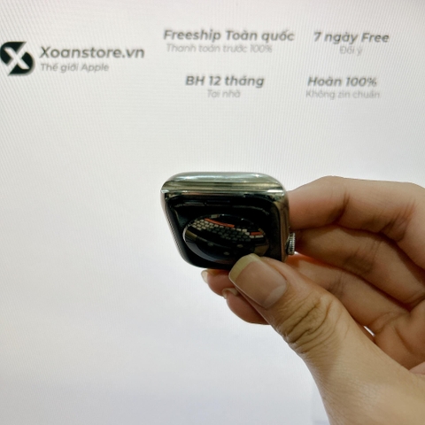 Apple Watch Series 8 thép bạc 45mm Cũ GPS-99K-P95-BH 12 tháng-KHRYX6