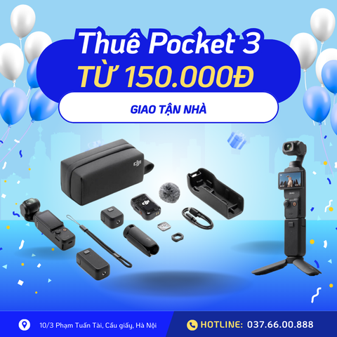 Cho thuê DJI Osmo Pocket 3 Creator Combo/ Đơn