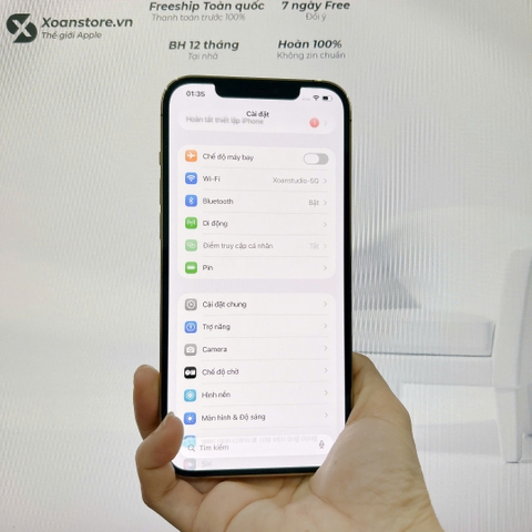 iPhone 12 Pro Max 128GB  Blue -LLA- 99K, P78 - BH 12 tháng