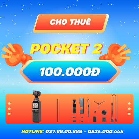 Cho thuê DJI Osmo Pocket 2 Creator Combo/ Đơn
