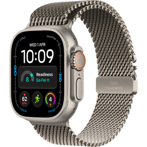 Apple Watch Ultra 4 Titanium Milaneese Loop Esim Mới