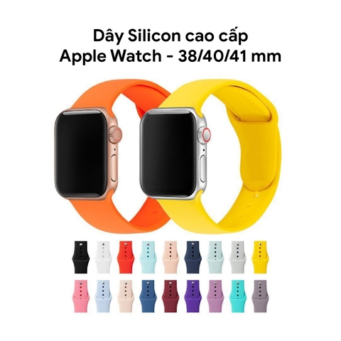 Dây Silicon cao cấp Apple Watch - 38/40/41 mm