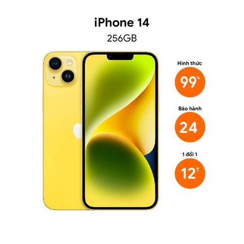 iPhone 14 256GB giá tốt, góp 0%, có hàng tại siêu thị, chính hãng