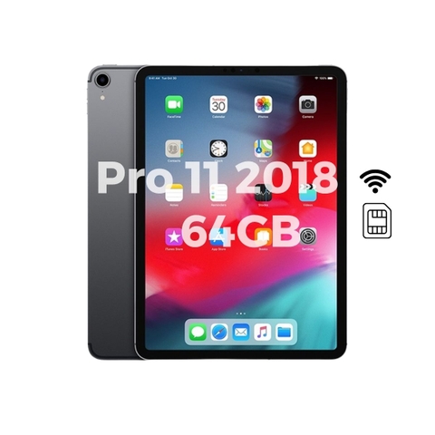 iPad Pro 11 2018 64GB  Mới (Wifi/4G)