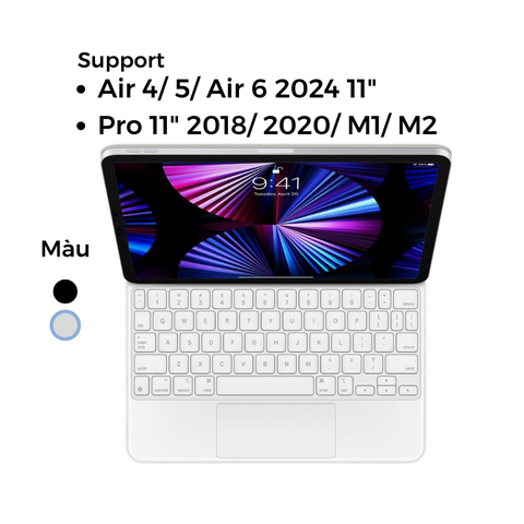 Bàn phím Magic Keyboard for iPad Air/Pro 11" M2
