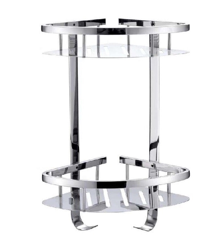 Kệ góc 2 tầng Inox SUS304