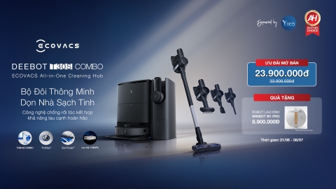 Deebot T30S Combo – Bản Quốc Tế