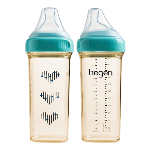 Bình sữa Hegen PPSU 330ml núm ti size L trên 6 tháng, Robin’s Egg Blue Bottle (Limited Edition)