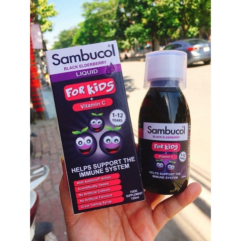 Siro Sambucol tăng cường sức đề kháng (120ml) 1 - 12 tuổi