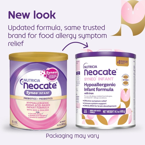 Sữa Neocate Syneo Mỹ 400g - Giải pháp tối ưu cho trẻ dị ứng đạm sữa bò, viêm ruột, hấp thu kém. Mua ngay tại Mum Baby Từ Dũ chính hãng, giao nhanh.