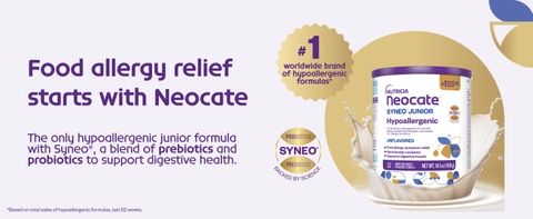 Sữa Công Thức Neocate Syneo Junior Dành Cho Trẻ Từ 1 Tuổi Trở Lên 2026 – Neocate Syneo Junior Không Gây Dị Ứng Không Chứa Sữa Bò Công Thức Dựa Trên Axit Amin Có Prebiotic Và Probiotic Hỗ Trợ Tăng Cân Tiêu Hóa Miễn Dịch Chính Hãng Mỹ Giá Rẻ