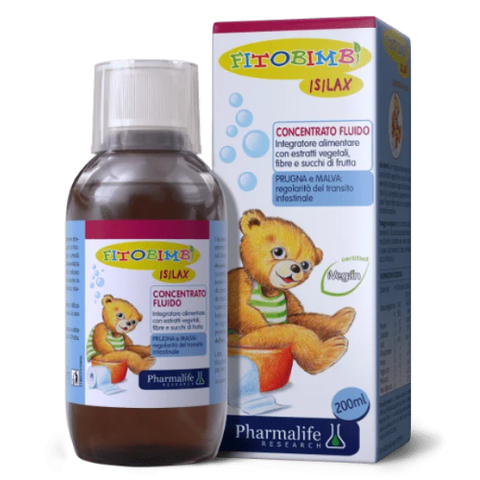 Siro FITOBIMBI ISILAX Hỗ Trợ Giảm Táo Bón 6 Trong 1 Cho Trẻ Từ 6 Tháng Chai 200ml
