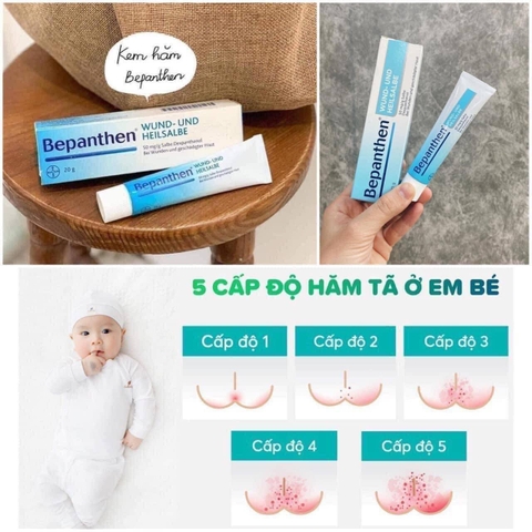 [Date T1.25] Kem chống hăm Bepanthen 20g nội địa Đức