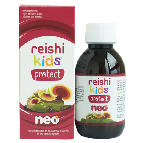 Siro hỗ trợ tăng đề kháng tự nhiên từ linh chi hữu cơ cho bé Reishi Kids Protect 150ml